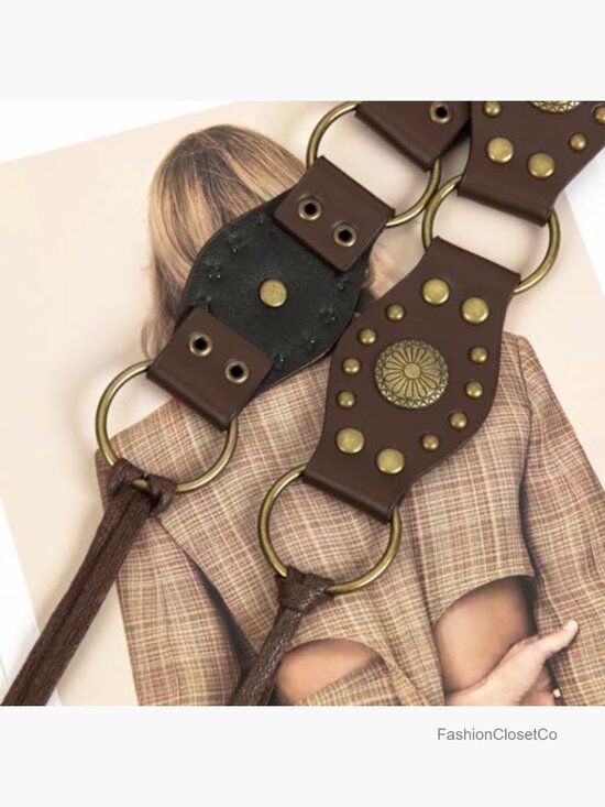 Woven Bohemian Sash Belt - Rope Braid Waist Belt main image 6